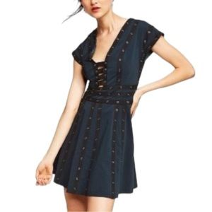 NWT Zac Posen for Target Snap Navy Shift Mini Dress Size 8 - Too big for me!